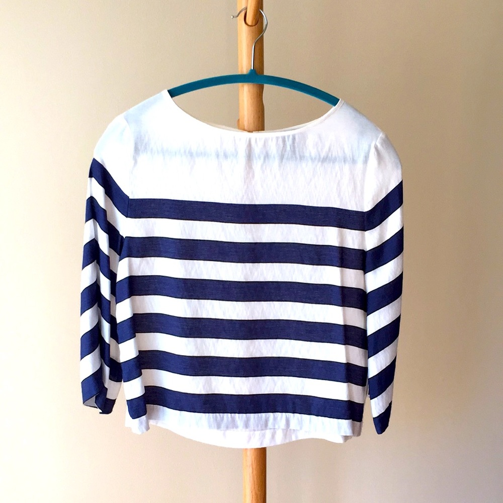 Blue Stripes Top